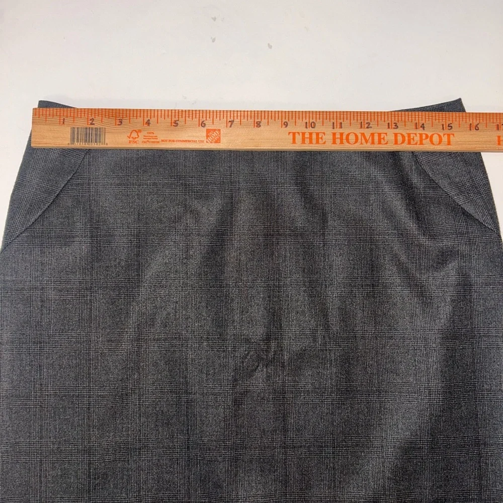Banana Republic women’s grey plaid Pencil Skirt size‎ 8 - Picture 5 of 7